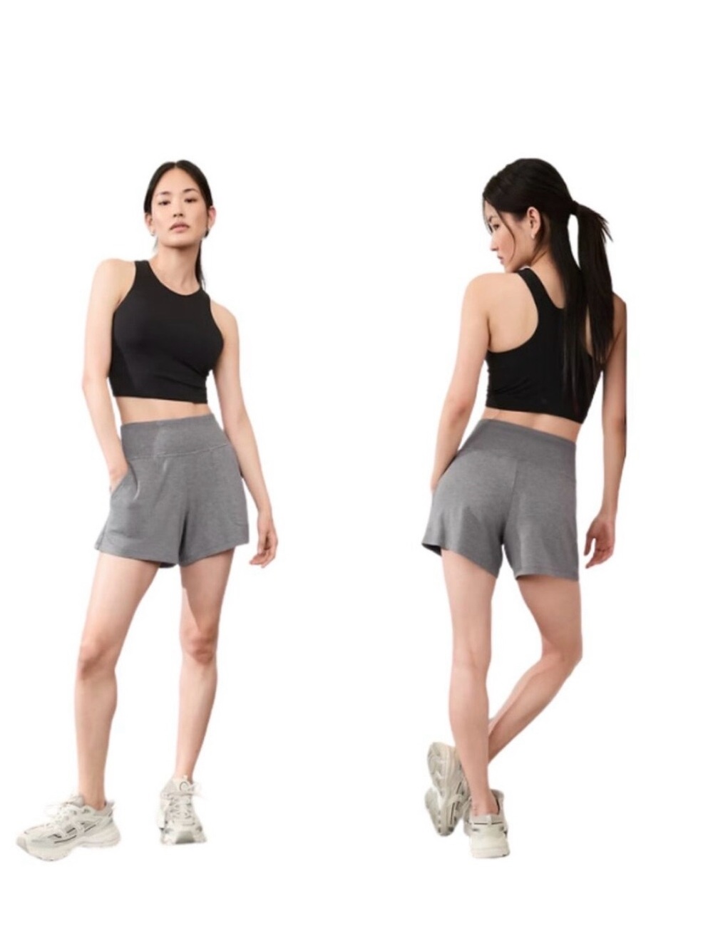 NWT Athleta coaster luxe shortie shorts.